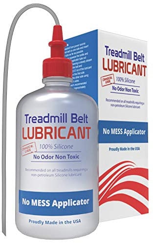 Treadmill Belt Lubricant | 100% Silicone | USA Made | No Odor & No Propellants | Applicator Tube for Full Belt Width Lubrication at a Controlled Flow-So Easy