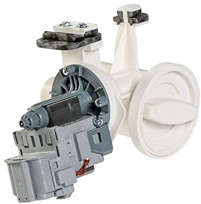 Whirlpool WPW10730972 - Pompa dell'acqua per lavatrice, colore: Bianco