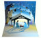 WE Pop Up 3D Karte Weihnachten Grußkarte Weihnachtskrippe Jesus 16x11cm
