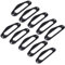 Yibuy 10x Black PVC 3Ply 10x3.2cm Gitarren Single Coil Pickup Montagering