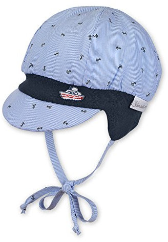 Sterntaler Baby - Jungen Ballonmütze Kappe, per Pack Blau (Himmel 325), 45 (Herstellergröße: 45)