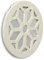 La ventilation cergrsbix Grille de ventilation en céramique grès, blanc, diamètre 200 mm