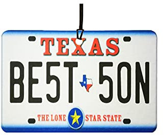 Ali Air Freshener Texas - Best Son Nummernschild Auto Lufterfrischer