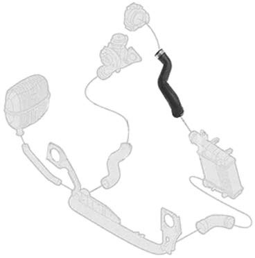 Borg & Beck BTH1146 Turbo Hose To Fit VAG A4 2 0