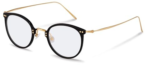 Rodenstock Brille mit Sehstärke für Damen optional mit Sonnenbrillentönung oder Blaulichtfilter, Quadratisch, gefertigt aus Acetat & Titan (inklusive Brillenetui)