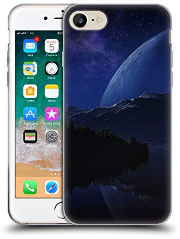 Head Case Designs Offizielle Simone Gatterwe Die Neue Erde Wolke Und Raum Gelhülle [Militärischer Schutzgrad] Kompatibel Mit Apple iPhone 7/8 / SE 2020 & 2022 Und Kompatibel Mit MagSafe