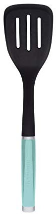 KitchenAid KE002OHAQA Classic Nylon Slotted Turner, One Size, Aqua