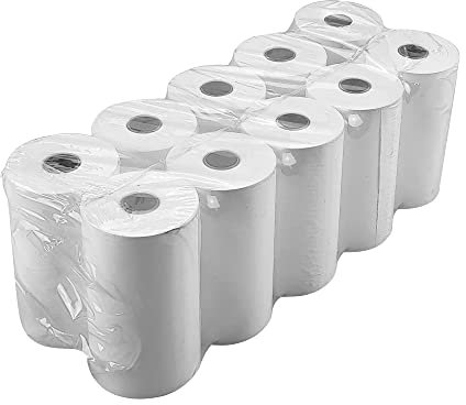 Netuno 10 x Thermorollen 80mmx13mmx30m Kassenrollen Thermopapier Bonrollen Additionsrollen Thermo-Bonrollen für Terminals Kassen-Drucker Bondrucker