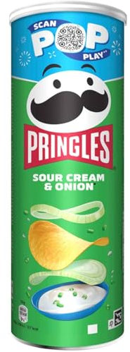 Pringles Sour Cream & Onion, 1 x 185 g