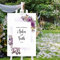 Panneau de mariage en bois « Welcome to Our Wedding » - Panneau floral de cérémonie de mariage - 76,2 x 50,8 cm