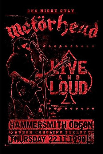 GB eye Motorhead Live and loud 61 x 91.5cm Maxi Poster