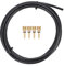 KIMISS Tubo Flessibile Idraulico Linea Freno Nero Tubo Flessibile Freno a Disco Idraulico Bici con Inserti Connettore Oliva Set Sory