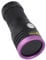 HOHXFYP Linterna UV de Luz Negra de 365 NM, Luz UV LED de 4 Núcleos de 80 W, Luz UV de 365 NM, Linterna de Luz Negra Súper Brillante Recargable USB Tipo C de 1800 MW para Detección de Manchas