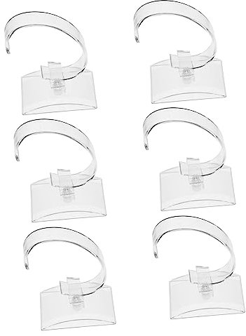 VALICLUD 12 Stk Uhrenständer Armband Für Männer Betrachten Stehen Für Uhr Uhrenhalter Rentiere Klar Für Baum Klare Vitrine Armbandhalter Uhr Schmuck Armband Display Mann Fall Acryl Männlich