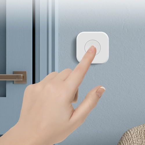 Smart Scene Switch Push Button, ZigBee Dimmschalter, für Tuya -ZigBee Hub erforderlich, Smart Home Automation Szenario Schalter für Tuya, Smart Life/Tuya App (2x)