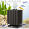 AQQA Aquarium-Schwammfilter, tauchfähiger Aquariumfilter, ultra-leiser interner Aquariumfilter für die Zucht von Garnelen, Betta-Tank mit Ersatzschwamm (M für 120–450 l)
