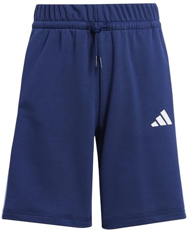 adidas Unisex Kinder Seasonal Essentials Colorblock Shorts, Dark Blue/Glow Blue/White, 11-12 Years