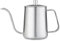 Gooseneck Pour Over Kaffeekessel 600 ml/21 oz - 304 Edelstahl，Langer Auslauf, Schwanenhals schmaler Präzisionsausguss Handtropfkessel Silber