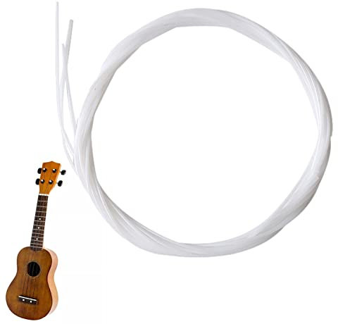 Saiten für Sopran-Ukulele | Saiten für Musikinstrumente 4 Stück/Set | New Anfänger Praktisches Sopran Ukulele Saiten Ersatzteil Zubehör
