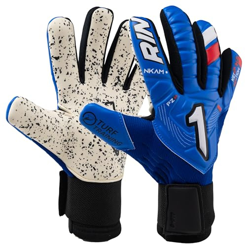 RINAT Nkam utbildning målvaktshandske, vuxen, unisex, blå, storlek 9