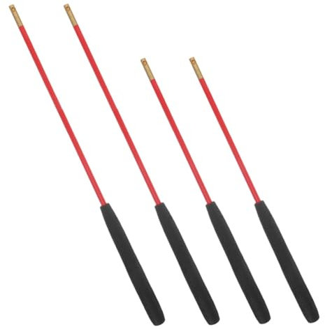 HEMOTON 2 Paar Diabolo-Shaker chinesische Diabolostäbe klassischer Diabolo-Stick Diabolo-Zubehör Diabolo-Sticks Handstäbe Diabolo-Stöcke Lager Diabolo-Stick chemische Faser rot