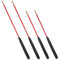 HEMOTON 2 Paar Diabolo-Shaker chinesische Diabolostäbe klassischer Diabolo-Stick Diabolo-Zubehör Diabolo-Sticks Handstäbe Diabolo-Stöcke Lager Diabolo-Stick chemische Faser rot
