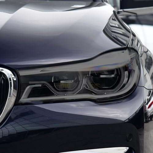 LQUNGE Película protectora para faros de coche, vinilo transparente negro TPU, para BMW Serie 7 G11 G12 2016-2018 Accesorios
