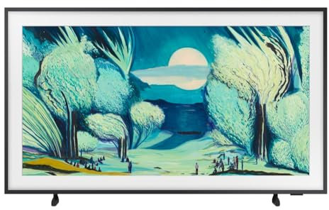 Samsung TV 65 Pulgadas The Frame LS03F 4K Smart TV, Galería de Arte con Display Mate, Marcos Intercambiables, 100% Volumen de Color con Quantum Dot y Cable Casi Invisible con One Connect