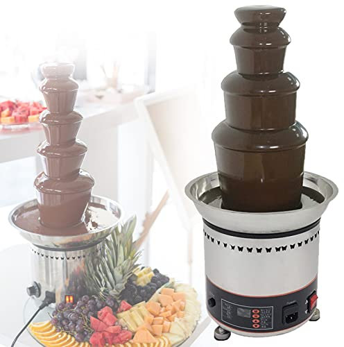 HQYMXYGEUR 7 Tier Chocolate Fondue Fountain Machine Stainless Steel Commercial Chocolate Fountain for Party Wedding