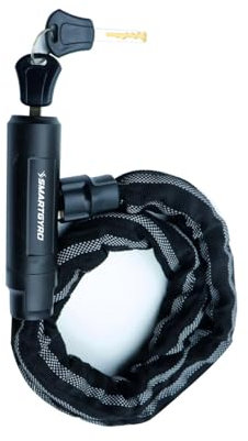 SmartGyro - Pitón, Cadena con Llave de Seguridad para Patinetes Eléctricos y Bicicletas. Incluye 2 llaves