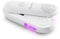 MelodySusie Wiederaufladbare UV Schutz Lampe für Gelnägel, P-PLUS20F Faltbare UV LED Lampe Nägel, Nagellampe mit 2 Timern, LCD-Display, Intelligenter Sensor, Nageltrockner für Gel Nagellack (Weiß)