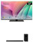 Panasonic TV-43W80AEY 43 4K Ultra HD Smart TV, Fire TV SC-HTB600EBK Home Theatre Soundbar with Bluetooth and Dolby Atmos