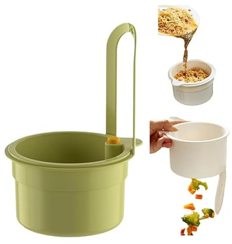 Mciluyaiio Neues Wasserhahn-Hängesieb, Kunststoff-Abtropfkorb für die Küchenspüle, Obstsieb zum Aufhängen am Wasserhahn, Ablage für Küchenutensilien, feines Netz
