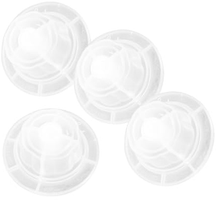 MOTHNUR 4pcs Reusable Plastic Fan Nut Cover for Electric Fans Enhanced Stability Replacement Cap Easy Install and Clean