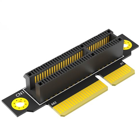 20 Mm Rückwärts 90 Grad PCIe Slot Für PCIe Männlich An Weibliche Adapter Risers Karte Für 1U Server PC Server Fall Computerausdehnung Karte
