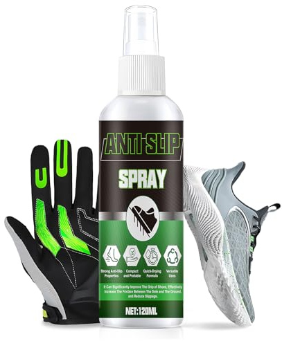 WEILAOK Grip Spray Torwarthandschuhe Utschfest, Verbessert die Griffigkeit | 120ml Grip Spray,Anti Rutsch Spray, Schuhe und Handschuhe Nicht Beschädigen für Diverse Indoor- und Outdoor-Sportschuhe