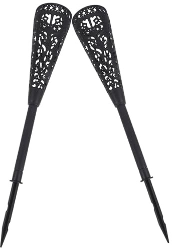 Gatuida Jarrón para Cementerio con Púas 2 Piezas, Soporte para Flores Artificiales y Naturales, Plástico Resistente Intemperie, Maceta Exterior para Lápidas y Decoración Funeraria