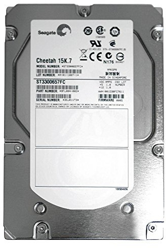 Seagate Cheetah 15K.7 ST3300657FC Interne Festplatte 300GB (8,9 cm (3,5 Zoll), 15000 rpm, Fibre Channel 4 GB/s) bulk