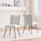 B&D home Esszimmerstuhl NELE 2er Set, Esszimmerstuhl Polsterstuhl Küchenstuhl für Esszimmer, Küche, Wohnzimmer, Büro, Industrial modern Design, Grau, 11131-GRAU-2