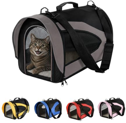 Lightweight Fabric Pet Carrier Crate for Dogs, Cats or Small Animals