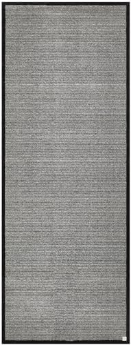 Barbara Becker Fussmatte innen waschbar, moderne Fußmatte für Eingang Tür Terrasse, einfarbige Türmatte , Farbe:Wild Mauve, Größe:67 x 170 cm