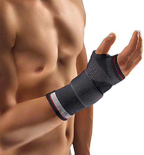 BORT select ManuZip® volar, Handbandage, x-large, schwarz, rechts