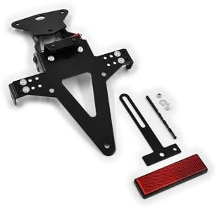 MV Agusta F4 1000 BJ 2014-18 / F4 1000 R BJ 2014-15 / F4 1000 RR BJ 2014-18 Kennzeichenhalter Kennzeichenträger Nummernschild Halter/Halteplatte (inkl. Kennzeichenbeleuchtung und Rückstrahler)