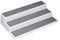 Copco Basics 3-Tier Spice Rack for Inside Cupboard, Non-Slip Kitchen Shelf Organiser, 38 x 22.5 x 8.5cm, White/Grey