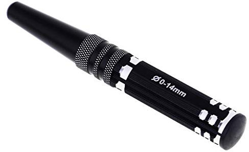 Fenteer 0-14mm Lexanbohrer Karosseriebohrer Werkzeug für, Schwarz
