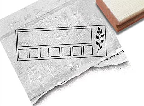 HABIT TRACKER Stempel - stamp - Planer Stempel für Kalender BuJo Bullet Journal - Gewohnheits tracker -zAcheR-fineT