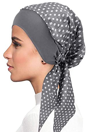 FADACHY Chemo Headwear for Women Head Scarfs Turbans Cancer Scarves Bandanas Ethnic Muslim Headwraps Silky Hair Loss Beanie Hat