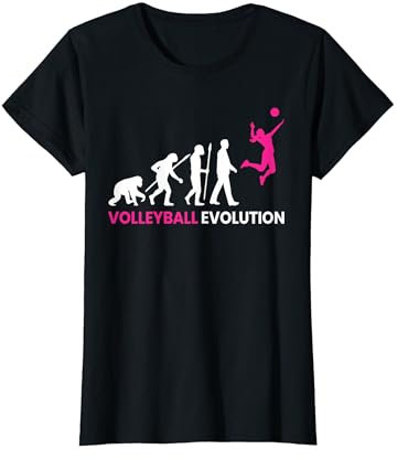 Evolution Volleyball-Spieler Volleyball Team Geschenk T-Shirt