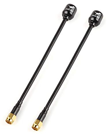HGLRC RHCP SMA Langstreckenantenne FPV Hammer Mini 2,5 dBi Super Mini 5,8 G für RC Drohne (2 Stück)