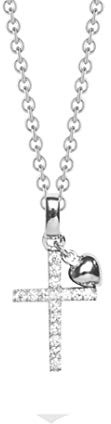 NANA KAY Sweet Talisman Halskette Kreuz Silber mit Zirkonia ST765